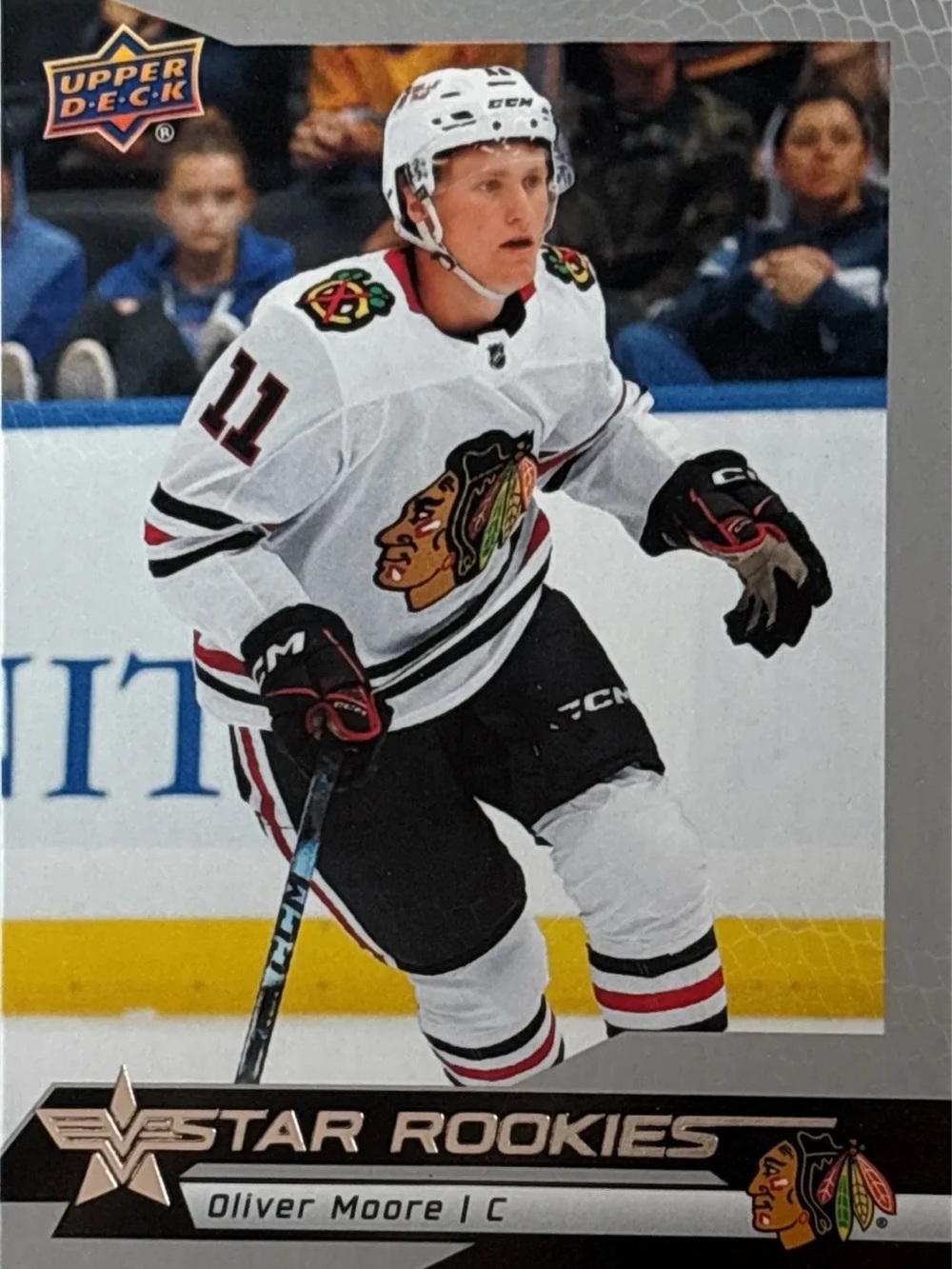 Upper Deck Oliver Moore Chicago Blackhawks Rookie Card